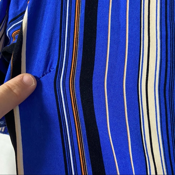 Band of Gypsies Striped Short Sleeve Dress Size Medium - Picture 4 of 10